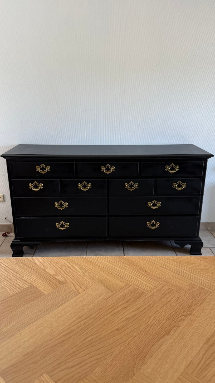 Buffet Drexel Heritage — mobilier solide de qualité, Maison & Meubles, Armoires | Commodes, 5 tiroirs ou plus, Enlèvement, Utilisé