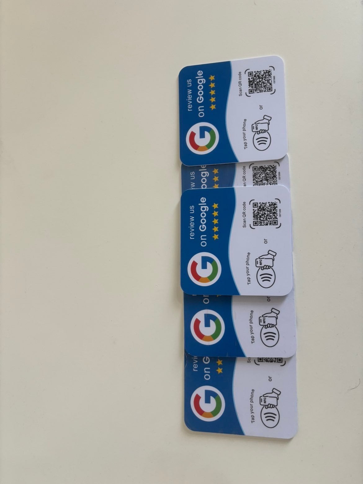 Google revieuw cards.  Meer dan 5 kopen = KORTING !!!, Hobby & Loisirs créatifs, Enlèvement
