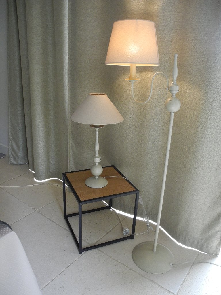 Set staanlamp + tafellamp, Gebruikt, E14 (klein), Landelijk, Ophalen