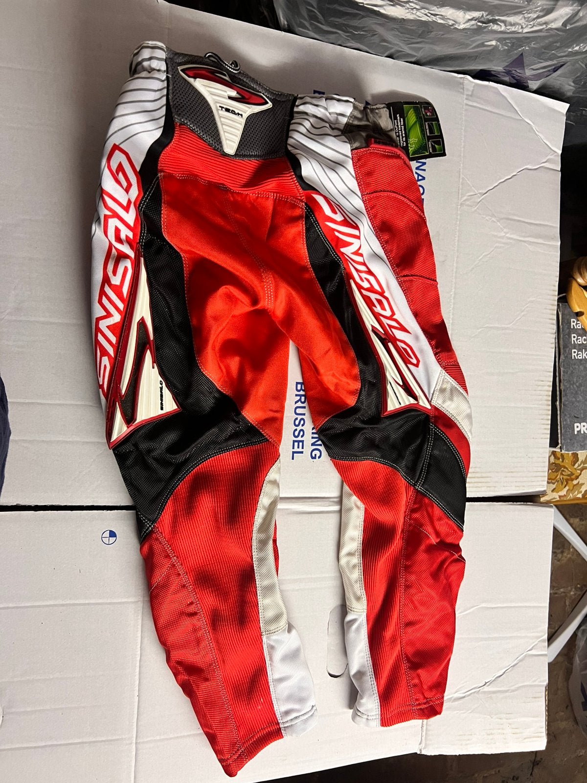Pantalon de moto pour enfant, Enlèvement ou Envoi, Comme neuf, Rouge