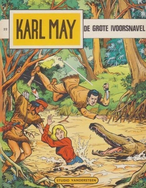 Karl May: ‘De grote ivoorsnavel’ - Willy Vandersteen, Boeken, Ophalen, Eén stripboek, Studio  Vandersteen, Zo goed als nieuw