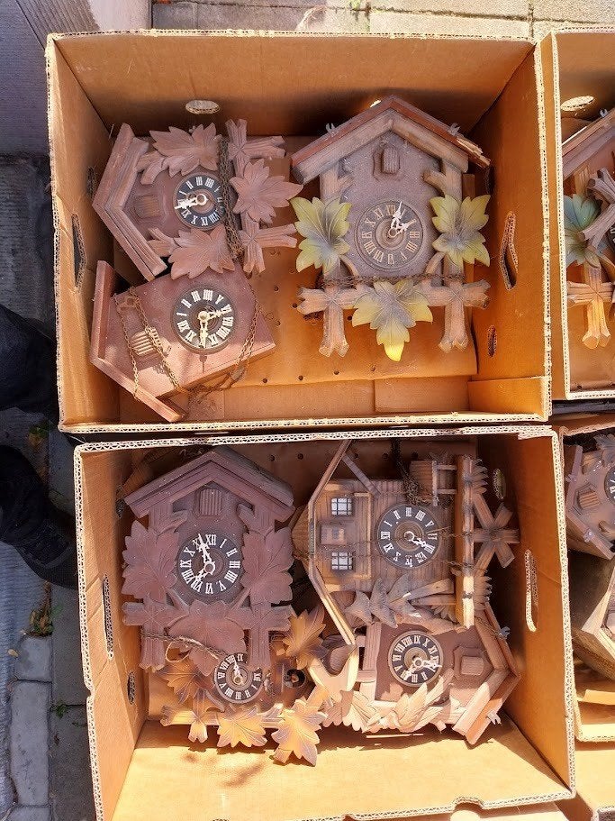 Horloges, coucous anciens / lot de 31 pièces, Antiquités & Art, Enlèvement