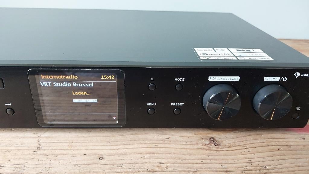 Auna Tuner: wifi, Lan, FM, Dab+, spotify, Ophalen of Verzenden, Zo goed als nieuw