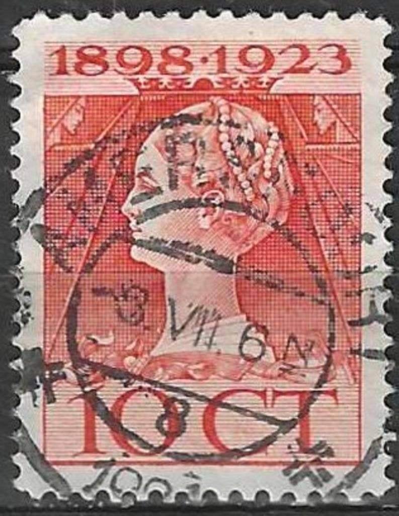 Pays-Bas 1923 - Yvert 121 - Reine Wilhelmine (ST), Envoi, Affranchi