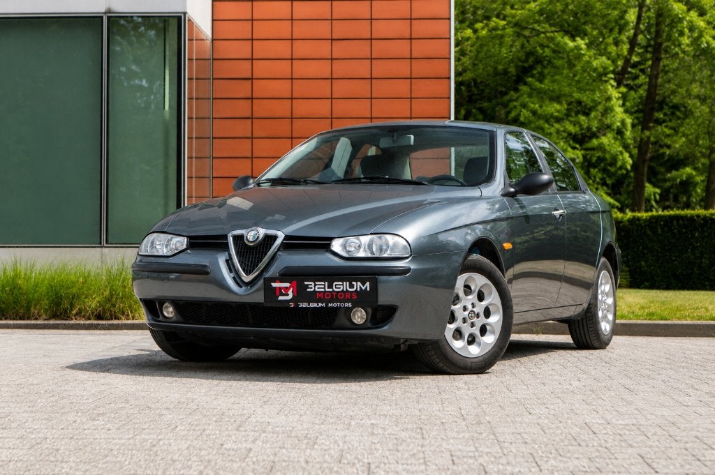 Alfa Romeo 156 1.8l TS - Toit pano - 1 Owner - Full History, Autos, Alfa Romeo, Argent ou Gris, Entreprise, Noir, 5 portes