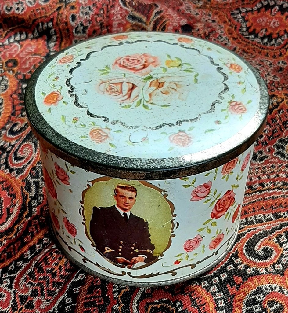 koningsdoos 4 blikken doos - Koning Albert, Verzamelen, Ophalen of Verzenden, Gebruikt, Koek(jes)