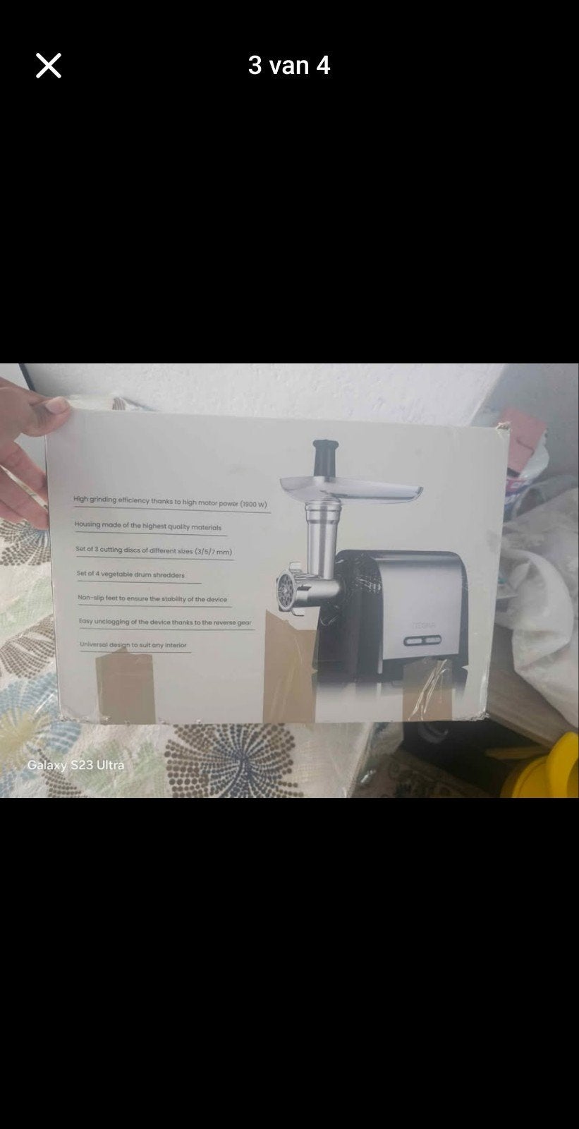 Gehakt molen te koop, Ophalen