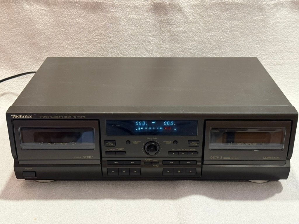 Technics RS-TR373 dubbel cassettedeck, Audio, Tv en Foto, Ophalen, Dubbel, Overige merken, Auto-reverse