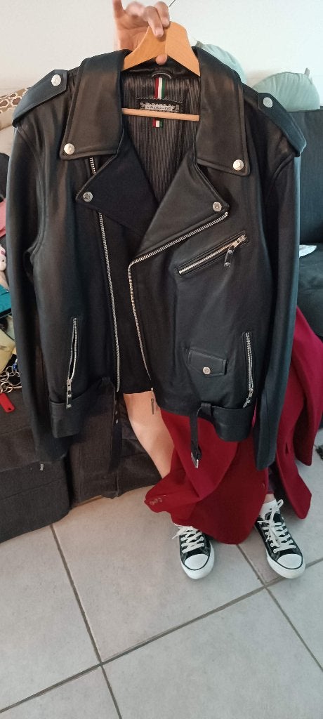Lederen vest, Motoren, Ophalen, Nieuw zonder kaartje, Heren, Jas | leer