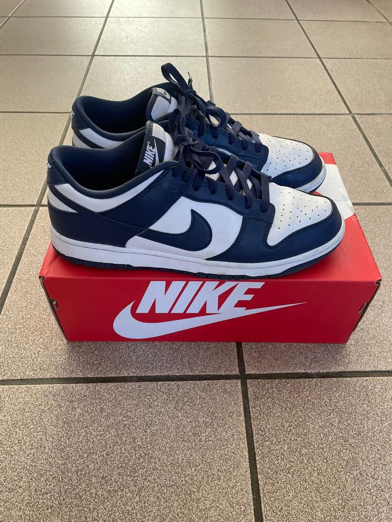 Nike Dunk Low Retro, Ophalen, Blauw, Nieuw, Sneakers