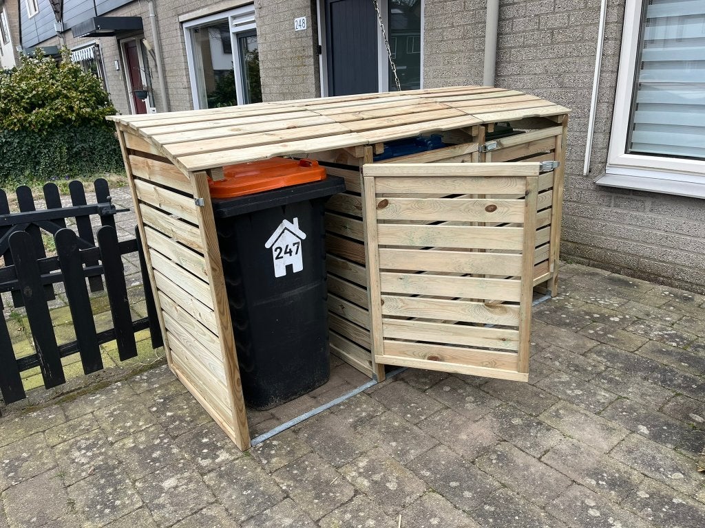 strakke look - kliko ombouw, Tuin en Terras, Bergingen en Tuinkasten, Ophalen of Verzenden, Nieuw, Hout, Containerberging