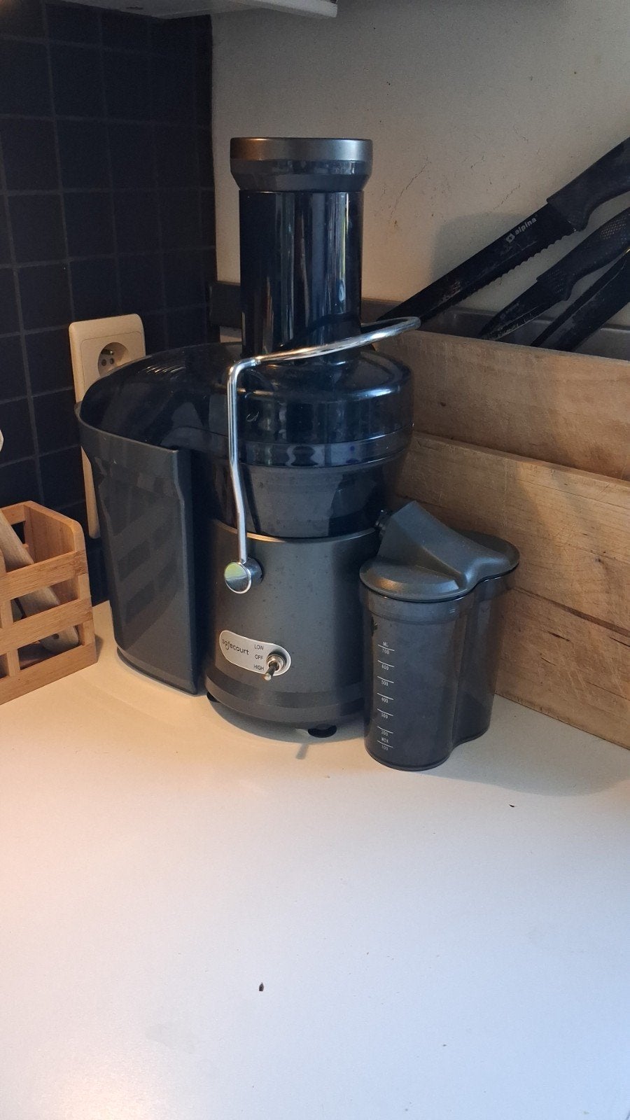 sapcentrifuge groenten en fruit vr 700ml vers sap, Electroménager, Enlèvement, Comme neuf, Électrique, Presse-agrumes