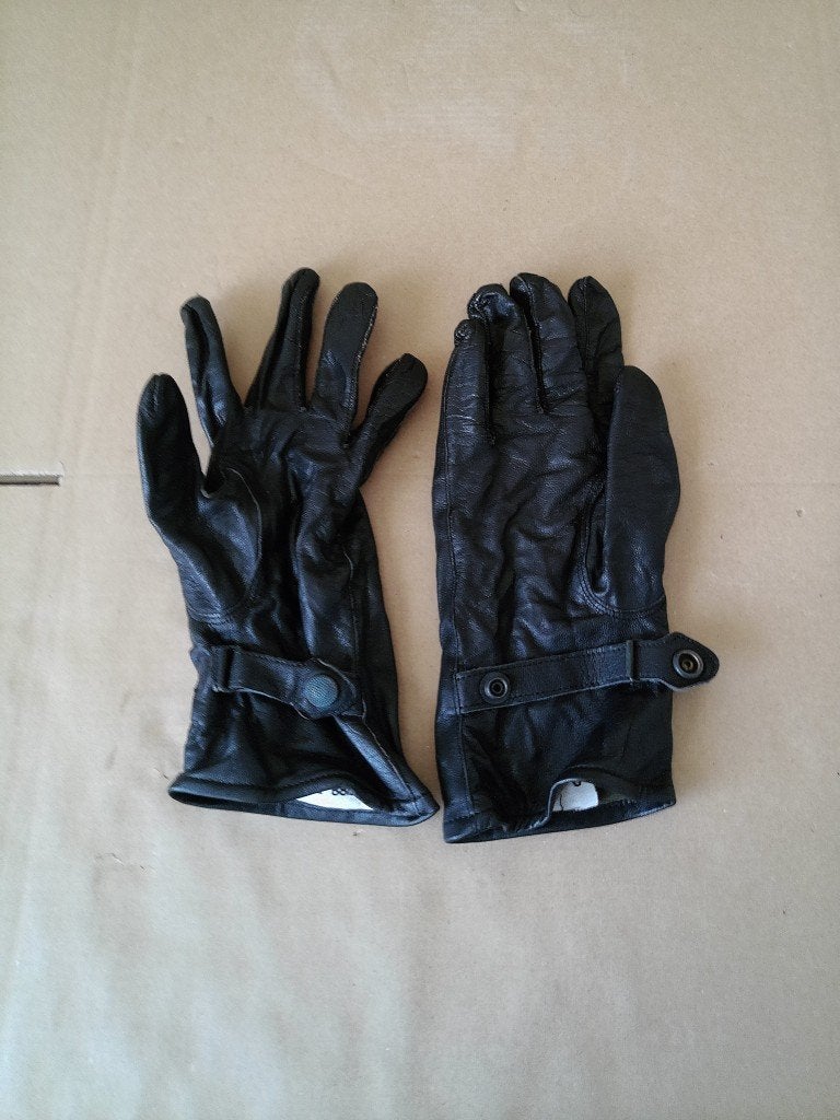 Gants en cuir vintage gants militaires vintage taille 9, Enlèvement ou Envoi