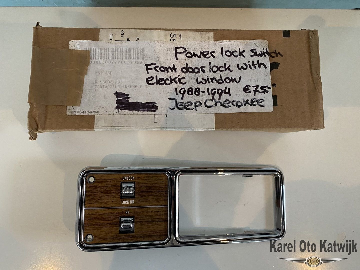 Power lock switch front door lock Jeep Cherokee, Neuf, -, -, -