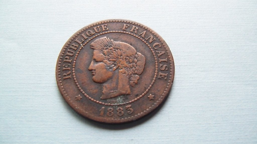 france 5 centimes 1883 A, Enlèvement, France