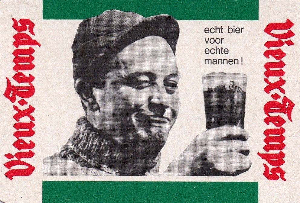 B 89 / S K VIEUX TEMPS ECHTE MANNEN BIER, Ophalen of Verzenden, Nieuw, Speelkaart(en)