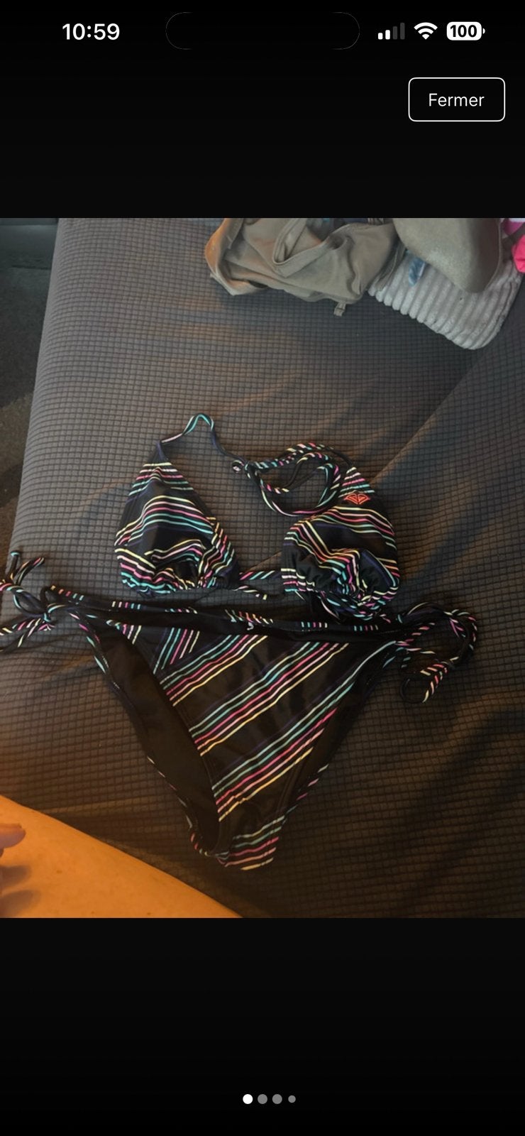 Bikini Roxy, Kleding | Dames, Badmode en Zwemkleding, Ophalen of Verzenden, Zo goed als nieuw, Bikini