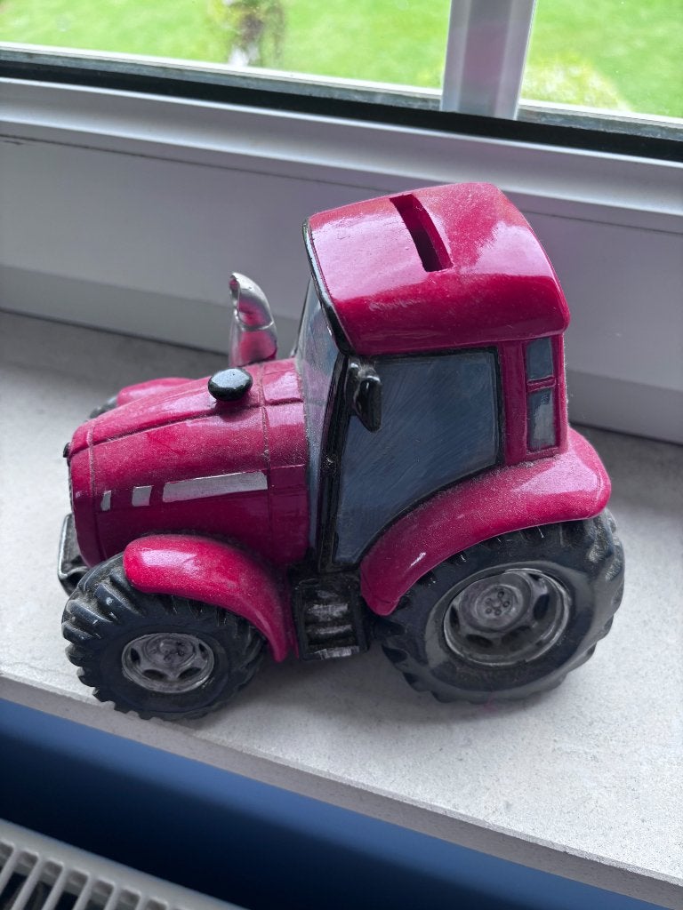 Tirelire tracteur, Collections, Tirelires, Enlèvement, Comme neuf