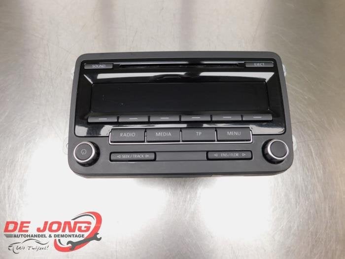 Radio CD Speler van een Volkswagen Passat, Auto-onderdelen, Gebruikt, -, Volkswagen, -