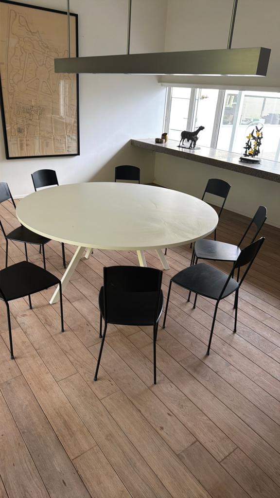 Table avec 8 chaises, Enlèvement, Utilisé, Strak modern