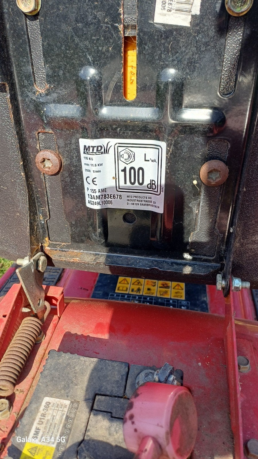 COURROIE  Tracteur tondeuse MTD, Ophalen of Verzenden