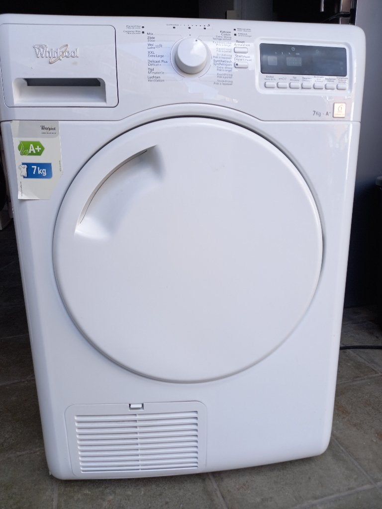 Sèche linge whirlpool pompe à chaleur A +, Enlèvement, Comme neuf, Chargeur frontal