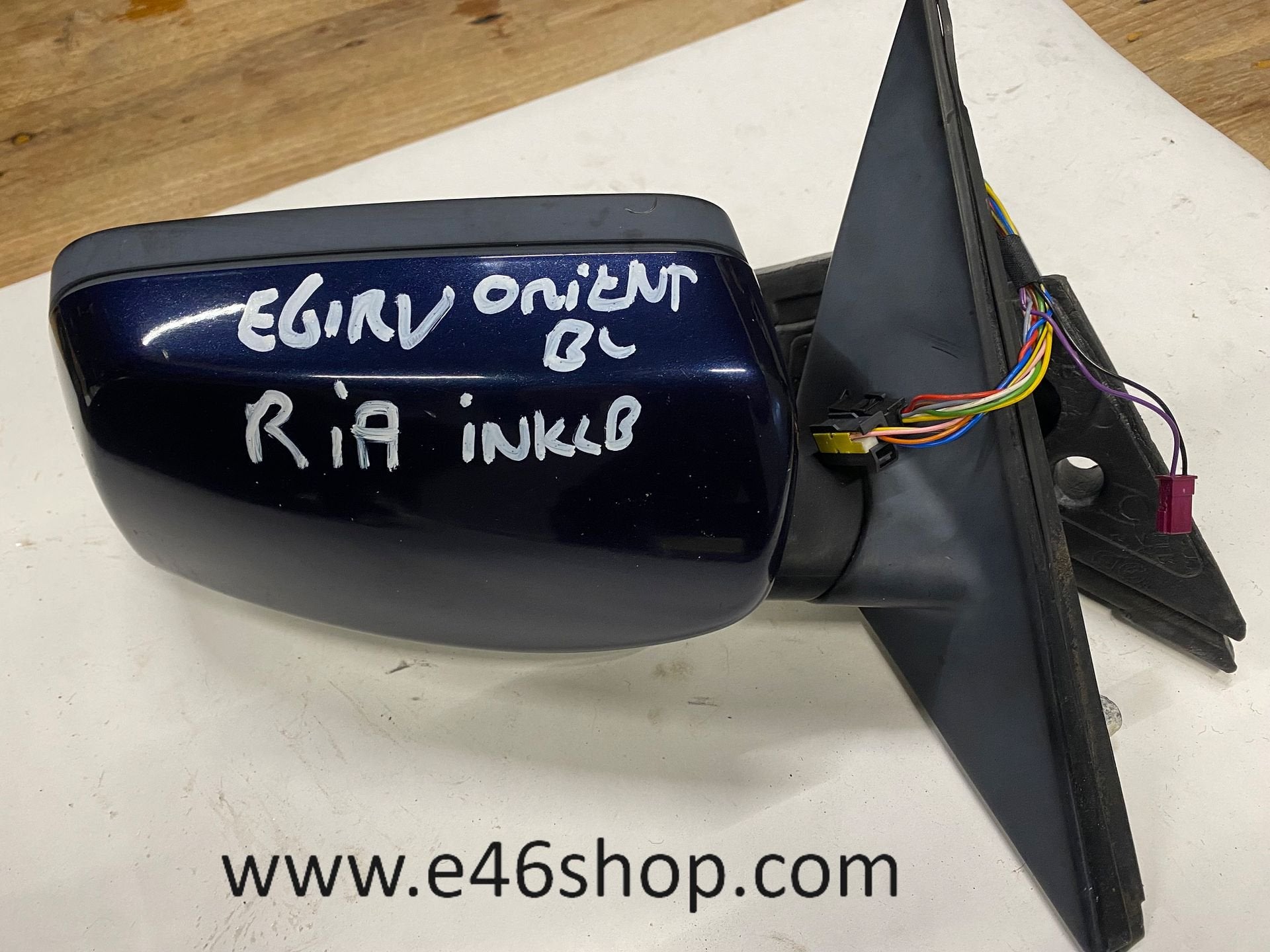 BMW E60 E61 SPIEGEL RECHTS ELECTRONISCH INKLAPBAAR, -, Utilisé, -, Enlèvement ou Envoi