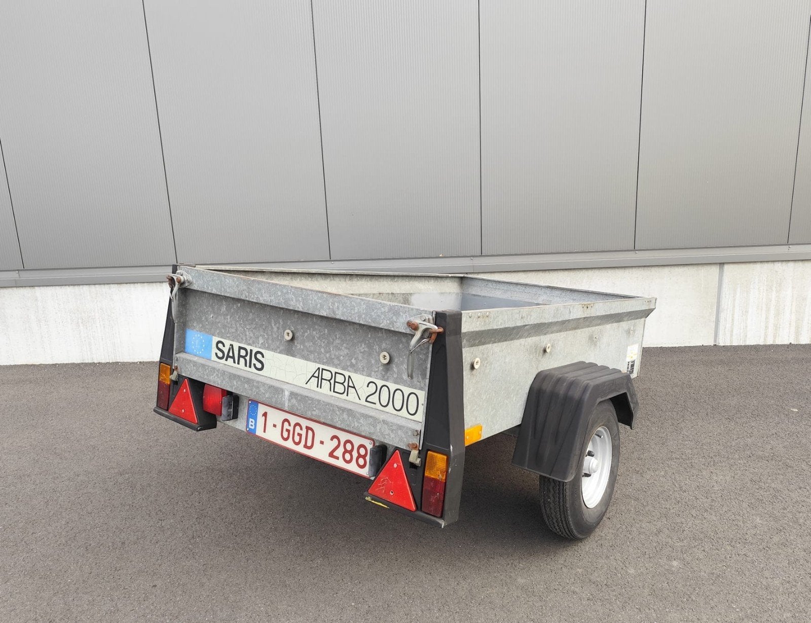 aanhanger SARIS 500kg, Ophalen, Gebruikt