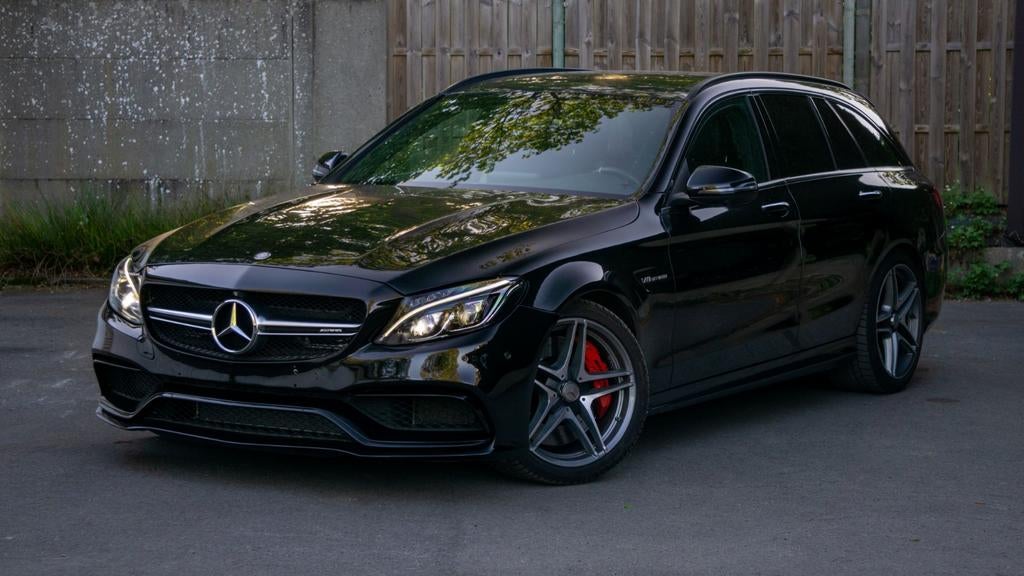 Mercedes C63 S AMG 510PK, Auto's, Automaat, 375 kW, Zwart, Break