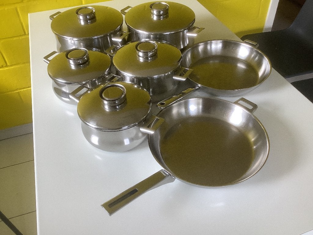 Kookpotten Demeyere, Huis en Inrichting, Keuken | Potten en Pannen, Ophalen, Inox, Demeyere, Pannenset