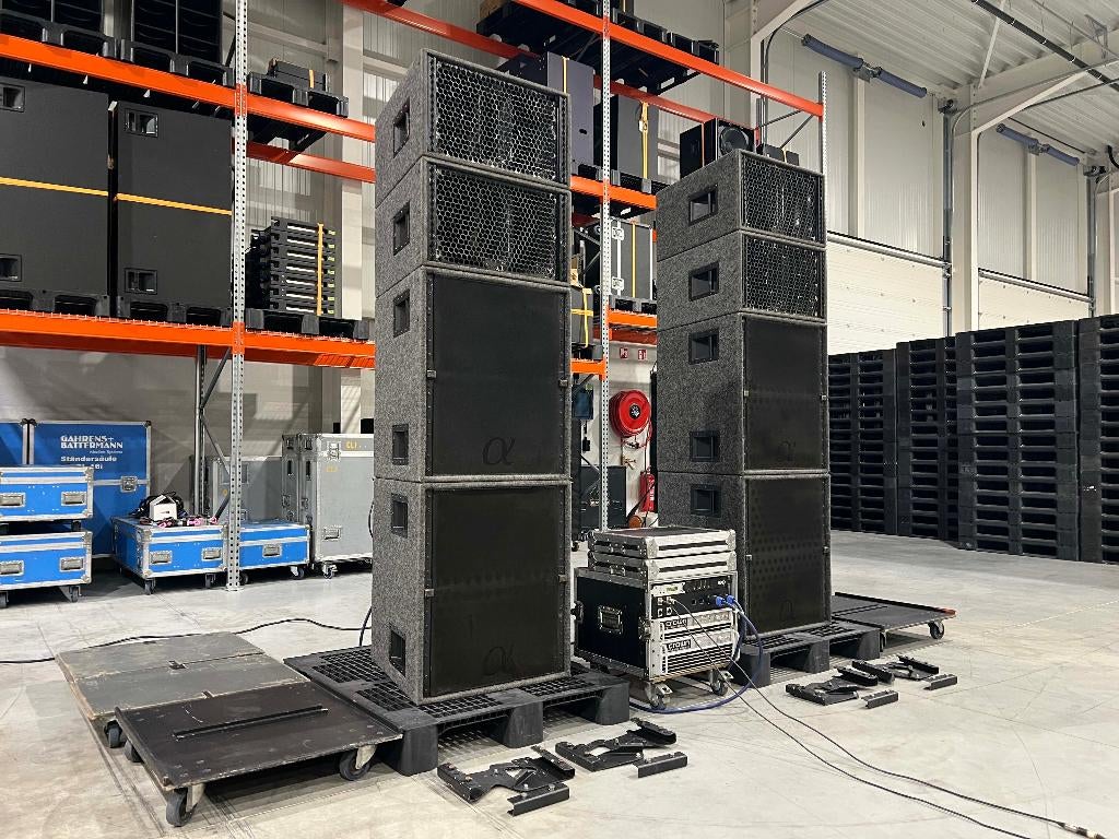 Nexo Alpha E: 4x B1-18 4x E-M NX242 Crown Macro-Tech, Autres marques, Ensemble surround complet, Enlèvement ou Envoi, Utilisé