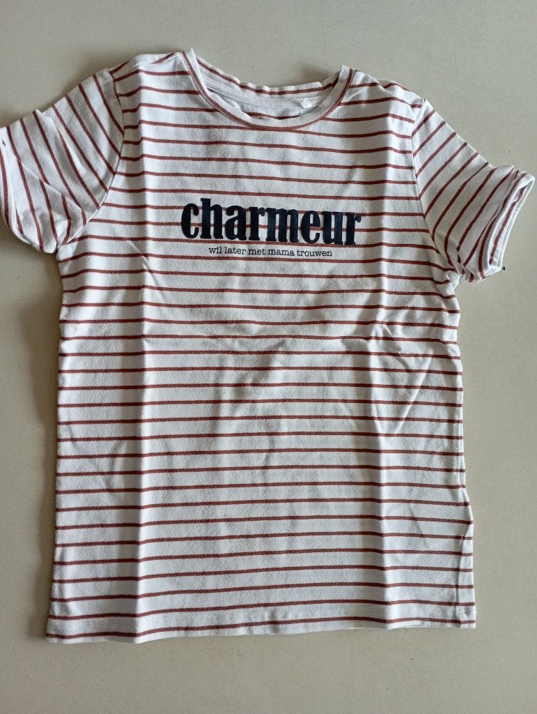 6 T-shirts met korte mouw ,maat 122, Kinderen en Baby's, Ophalen of Verzenden, Zo goed als nieuw, Shirt of Longsleeve