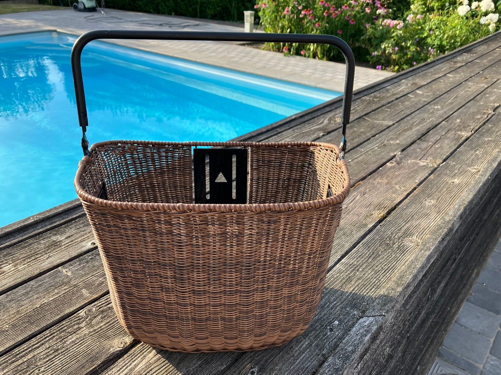 Panier à vélo neuf, Vélos & Vélomoteurs, Enlèvement, Comme neuf, Panier de vélo, Fixation au guidon
