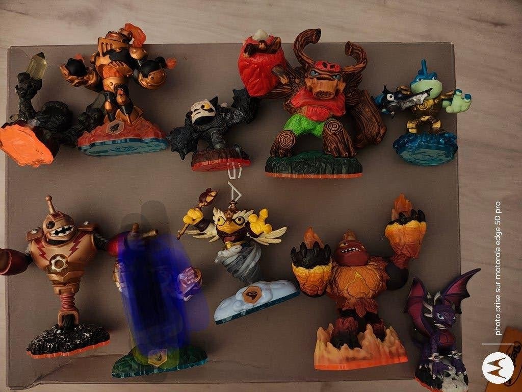 Lot 9 figurines Skylanders, Ophalen of Verzenden, Gebruikt