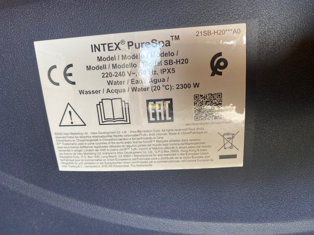 Intex filterpomp jacuzzi, Tuin en Terras, Ophalen, Zo goed als nieuw, Pomp