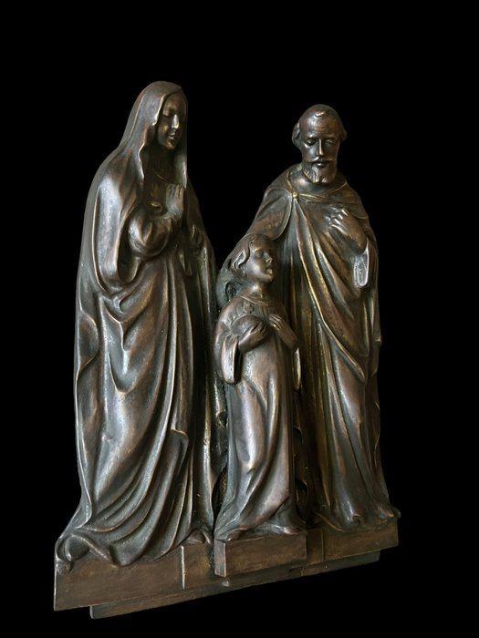 GESIGNEERD BRONS SYLVAIN NORGA 1892 - 1968, Antiek en Kunst, Antiek | Religieuze voorwerpen, Verzenden