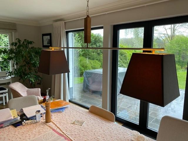 Suspension luminaire, Enlèvement, Utilisé, Bois