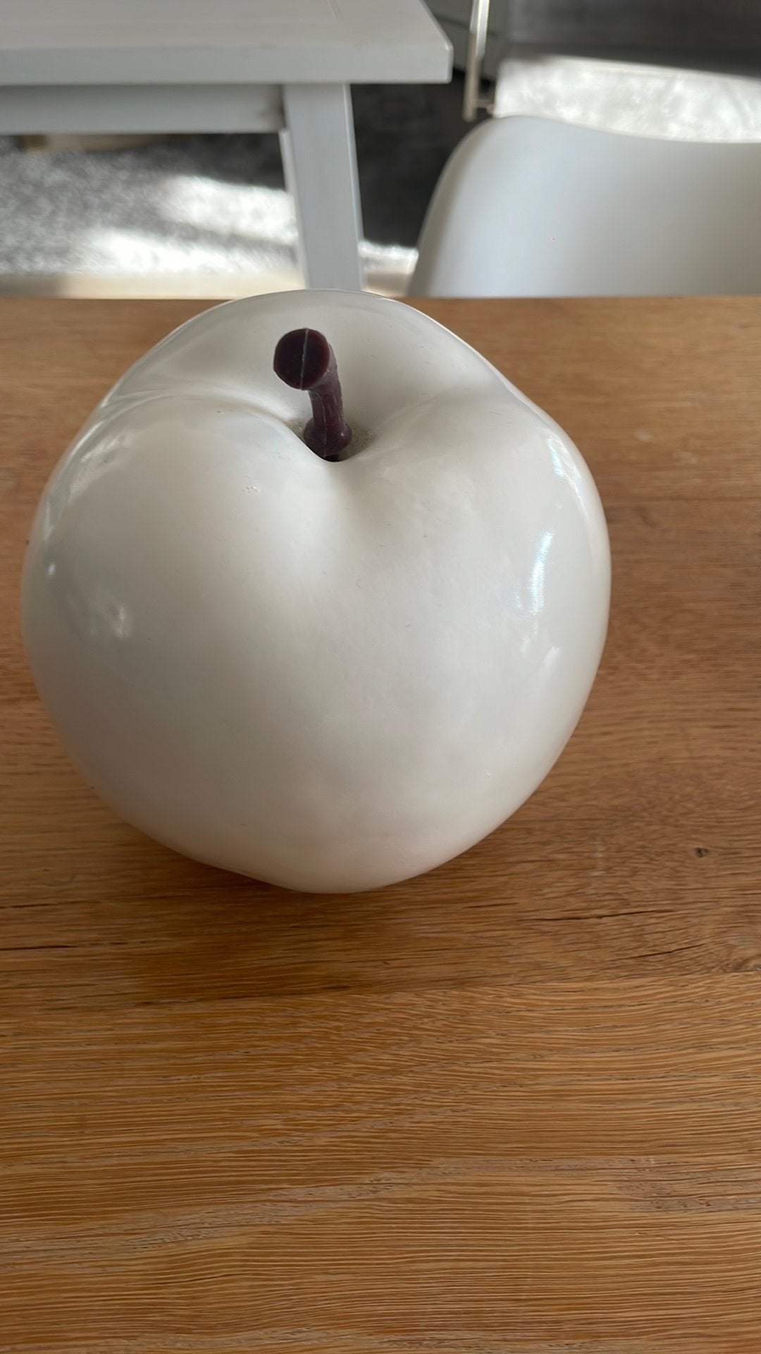Petite pomme en plastique, Enlèvement, Comme neuf, Plastique