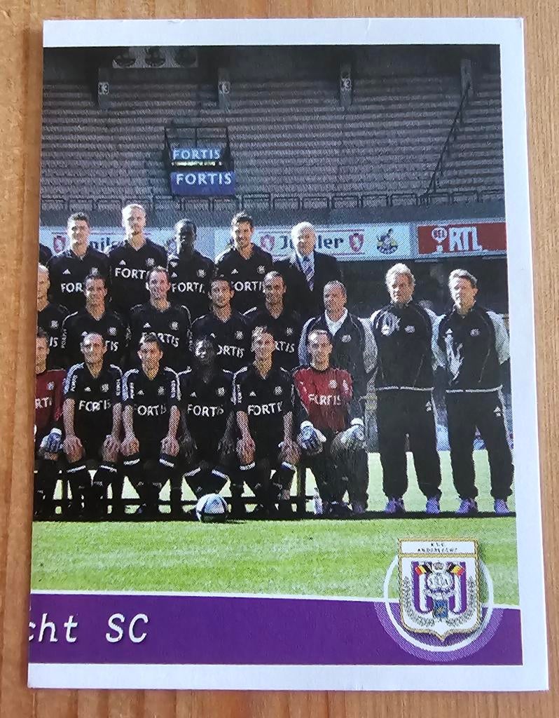 Panini Football 2006 #3 Team RSC Anderlecht Voetbal!, Ophalen of Verzenden, Zo goed als nieuw, Sticker