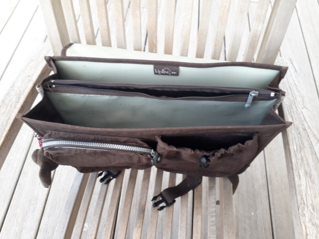 Kipling boekentas, Ophalen, Gebruikt