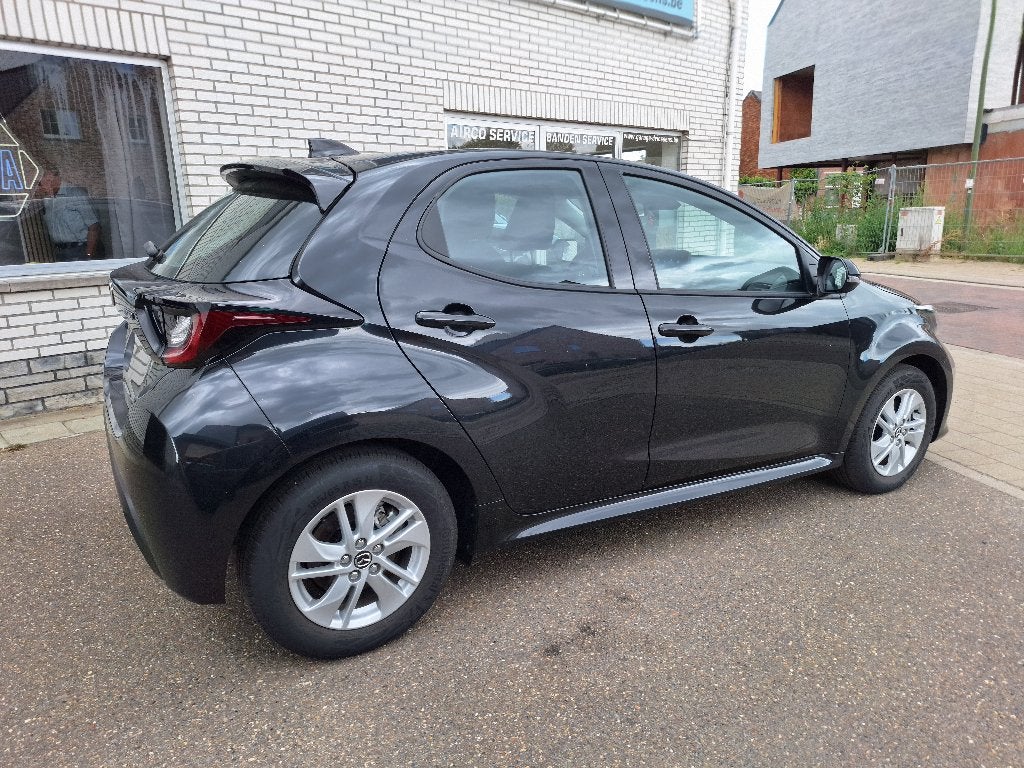 Mazda2 Hybrid HATCH 1.5L VVT-i 116 hp Centre-line CVT, Auto's, Mazda, Stof, Zwart, 1490 cc, Bedrijf