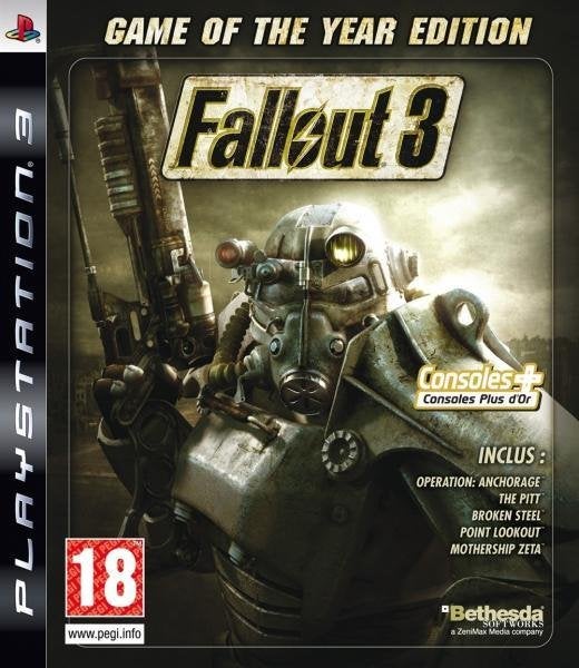 Fallout 3 Game Of The Year Edition, Vanaf 18 jaar, 1 speler, Ophalen of Verzenden, Zo goed als nieuw