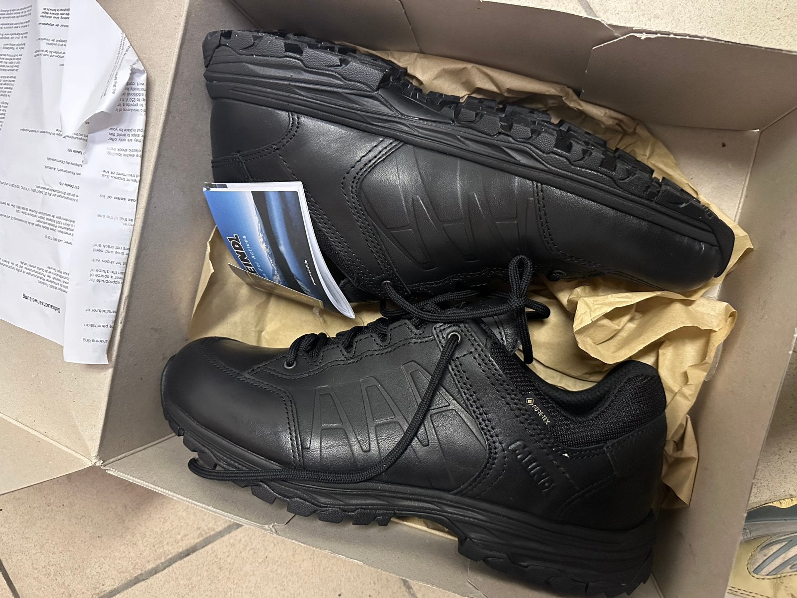 Nieuwe Meindl Wandelschoen Gore-Tex maat 44, Kleding | Heren, Schoenen, Ophalen, Zwart, Nieuw, Wandelschoenen