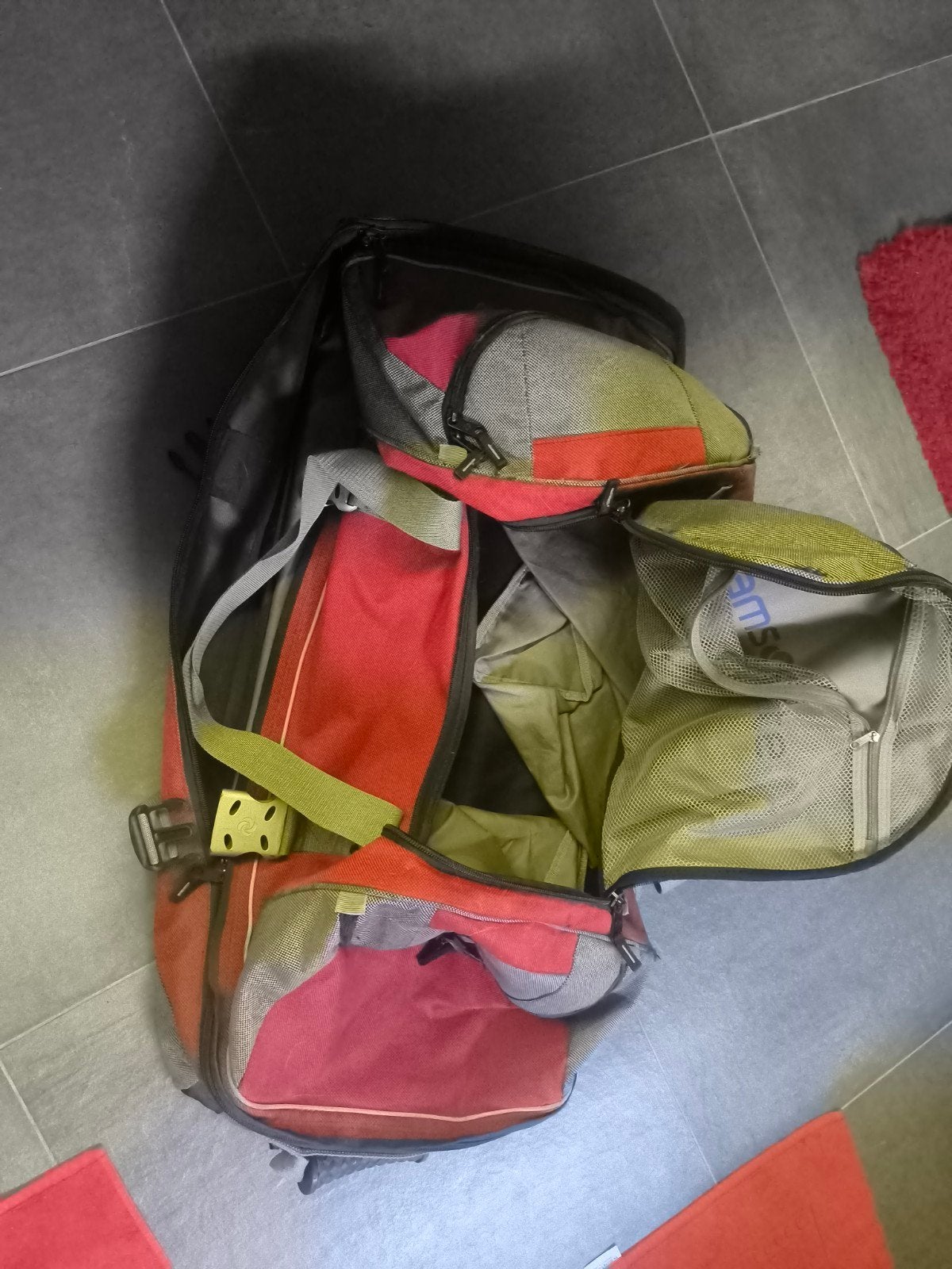 Grote koffer/zak met wieltjes samsonite, Ophalen, Gebruikt
