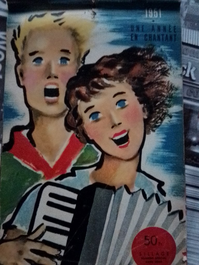 Calendrier de 1951, Diversen, Kalenders, Ophalen of Verzenden, Jaarkalender, Gebruikt