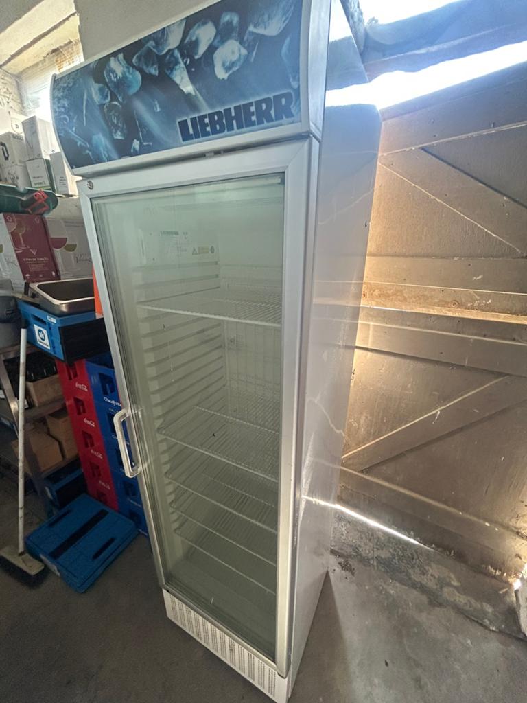 Liebherr Diepvries kast met glazen deur, Ophalen, Gebruikt, Vrieskast