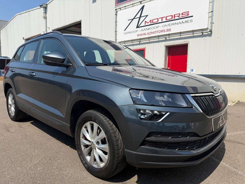Skoda Karoq 2.0 TDi DSG Ambition Keyless/Camera/Carplay/Zete, Auto's, Automaat, Stof, Gebruikt, Euro 6