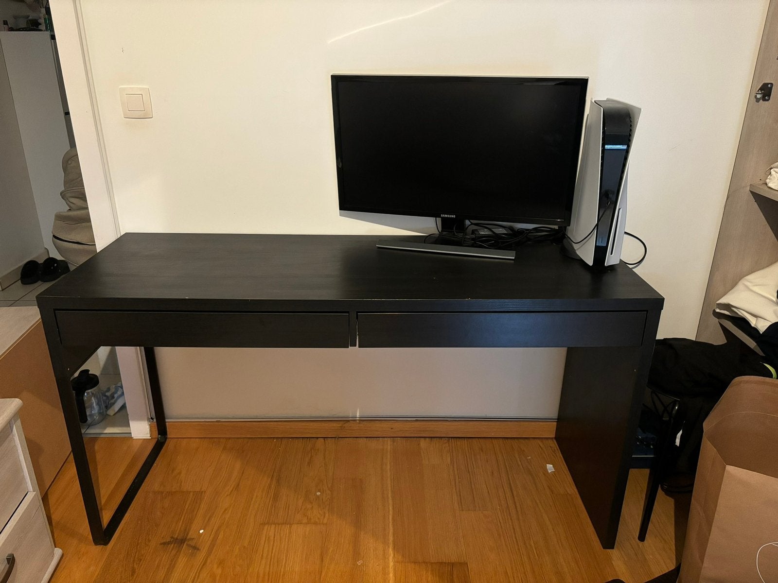 Bureau ikea MICKE, Ophalen, Gebruikt, IKEA, Zwart