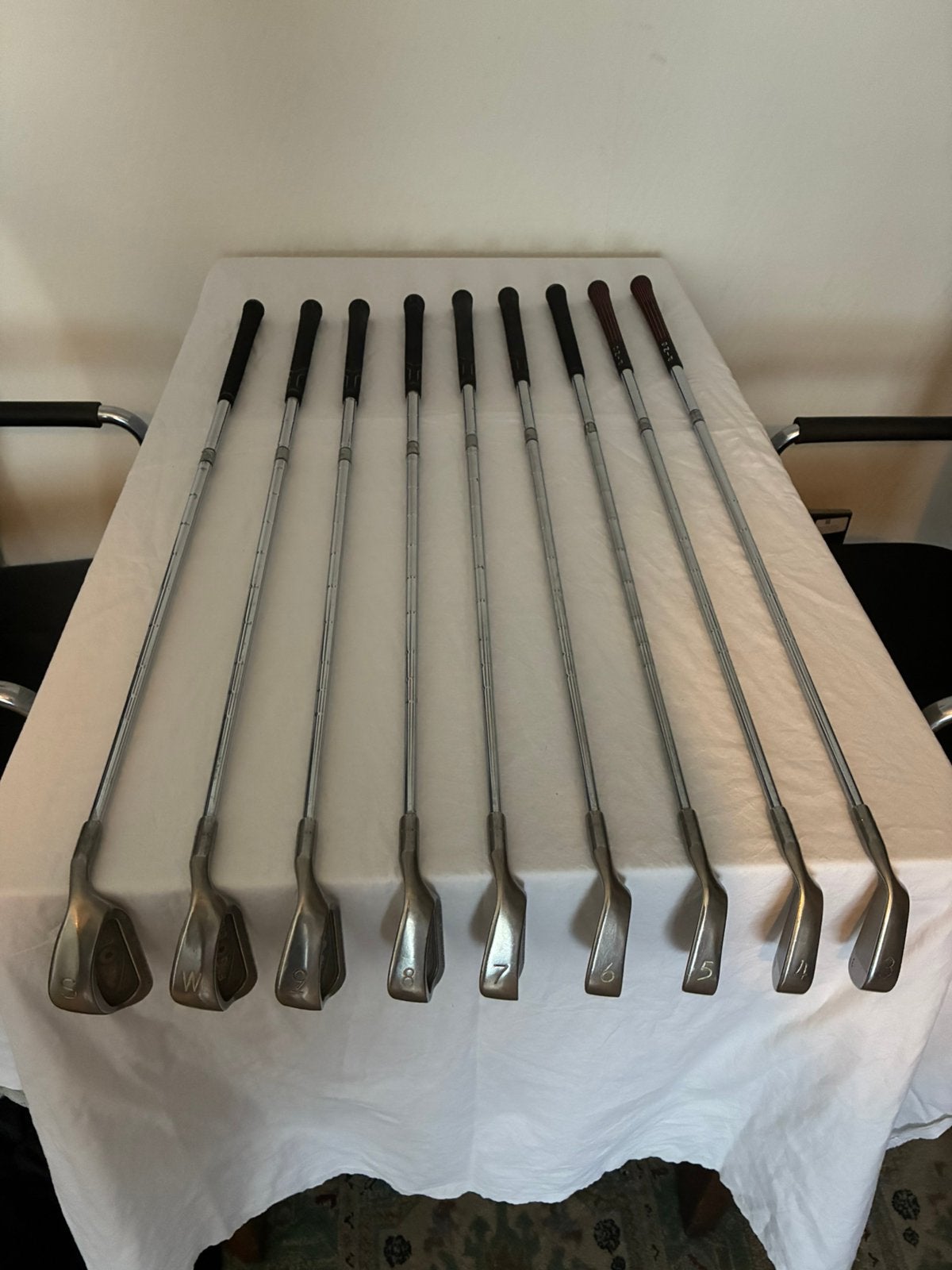 Men’s golfclubs: Ping Eye 2 Kartsen orange dot irons 3-sw, Sport en Fitness, Golf, Ophalen, Gebruikt, Ping