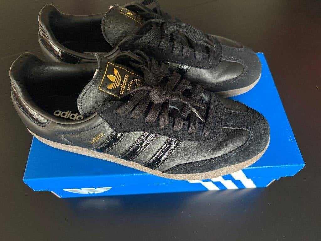 adidas schoenen, model samba, zwart-goud, Ophalen, Zwart, Zo goed als nieuw, Adidas